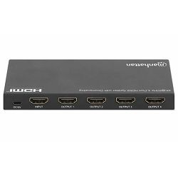 Manhattan HDMI splitter 4K@60Hz 4-Port 208369