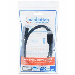 Manhattan kabel HDMI M/M, 4K@30Hz, 1m, crni 308816