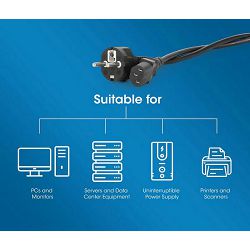 Manhattan kabel za napajanje C13 na CEE 7/7, 1m 353908