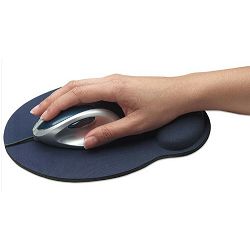 Manhattan ergonomska podloga za miša, gel, plava 434386