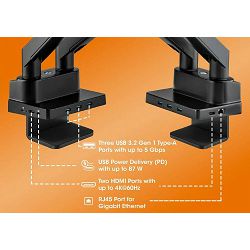Manhattan nosač monitor 17"-32",2x9kg, 8u1 docking 461887