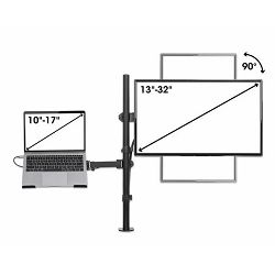 Manhattan nosač za monitor i NB,13-32, do 8kg 462136