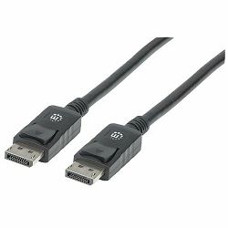 Manhattan kabel DP-DP M/M, 4K@60Hz, 1m, crni 306935
