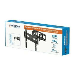 Manhattan TV nosač zidni 32"-70" do 40kg, crni 462433