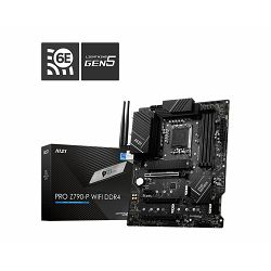 Matična ploča MSI PRO Z790-P WIFI, Intel Z790, DDR4, ATX, s. 1700 7E06-003R