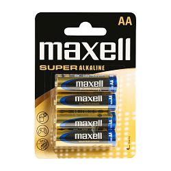Maxell super alkalne baterije LR-6/AA, 4 komada 774409.04.EU