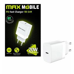 MAXMOBILE KUĆNI PUNJAČ PD QC 3.0 TYPE C, TR-349 20W