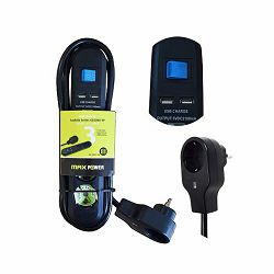 MAXPOWER prod. kabel GC03KU-SP 1.5m USB 2X