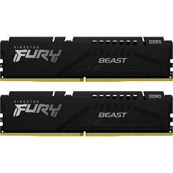 Memorija PC-44800, 32GB, KINGSTON Fury Beast KF556C36BBEK2-32, DDR5 5600MHz, kit 2x16GB KF556C36BBEK2-32