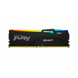 Memorija PC-48000, 16GB, KINGSTON Fury Beast KF560C40BBA-16, DDR5 6000MHz KF560C40BBA-16