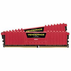 Memorija PC4-21300, 16GB, CORSAIR Vengeance LPX CMK16GX4M2A2666C16R, DDR4 2666MHz, 2x8GB kit CMK16GX4M2A2666C16R
