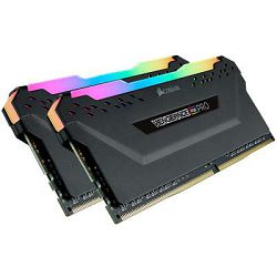 Memorija PC4-25600, 32 GB, CORSAIR Vengeance RGB Pro CMW32GX4M2E3200C16, DDR4 3200MHz, 2x16GB kit CMW32GX4M2E3200C16