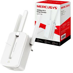 Mercusys bežični pojačivač dometa (Range Extender) 300Mbps, (2.4GHz), 802.11b/g/n, 3×vanjska antena fiksna, WPS tipka