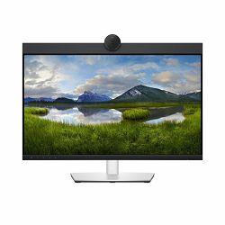 Monitor DELL P2424HEB Video Conferencing 24", 1920x1080 FHD, IPS Antiglare, 16:9, 1000:1, 250 cd/m2, 8ms/5ms, 178/178, 2xDP, HDMI, 2xUSB-C (DP/PD), USB-B, 3xUSB-A, RJ-45, Audio line out, 2x5W Speaker,