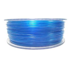 PET-G filament 1.75 mm, 1 kg, transparent blue PETG transparent blue