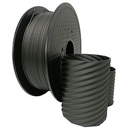 PLA filament 1.75 mm, 1 kg, matte black PLA matte black
