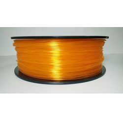 PLA filament 1.75 mm, 1 kg, transparent orange PLA transp. orange