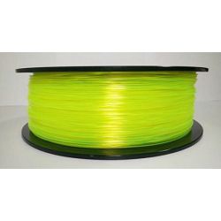 PLA filament 1.75 mm, 1 kg, transparent yellow PLA trans. yellow