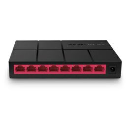 Mercusys 8-port Gigabit mini Desktop preklopnik (Switch), 8×10/100/1000M RJ45 ports, plastično kućište