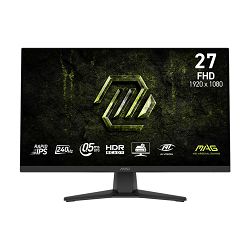 MSI MAG 272F X24, 27", FHD, Rapid IPS, 240Hz, AMD FreeSync Premium, HDR Ready, 2x HDMI 2.0, 1x DP 1.2a