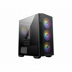 MSI MAG FORGE M100R, Micro ATX Tower, 2x USB 2.0 Type-A, 1x USB 3.2 Gen 1 Type-A, 2x Audio Jacks, 4x ARGB Fans, 388 x 200 x 423mm