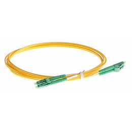 NFO Patch cord, LC APC-LC APC, Singlemode 9 125, G.657A2, Duplex, 1m, LSZH