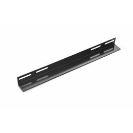 NaviaTec L profil (L Bracket) za 450mm duboki ormar, crni, 1 par