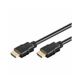 NaviaTec High Speed with Ethernet HDMI M-M kabel, 1m, crni