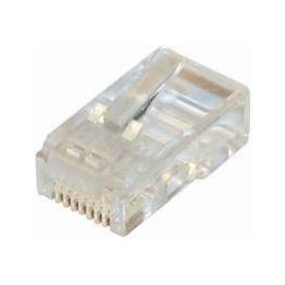 NaviaTec CAT5e unshielded RJ45 modular plug round cable 10pc