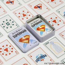 PALADONE SUPERMAN PLAYING CARDS IN A TIN - 5056577757019