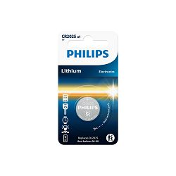 Philips baterija CR2025, 3V, 1 komad CR2025/01B