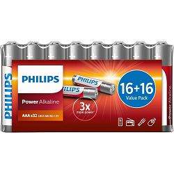 Philips baterije AAA 16+16, 32 komada LR03P32FV/10