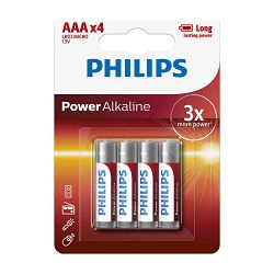 Philips baterije AAA, 4 komada LR03P4B/00
