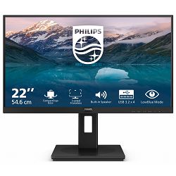 Philips Monitor LED 222S9JML/00 21.5" VA 1920x1080 4ms 3000:1 4ms VGA HDMI DP 2x2W Full Ergonomic