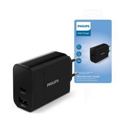 Philips zidni punjač 1xUSB-C i 1xUSB-1A 30W DLP2621/12