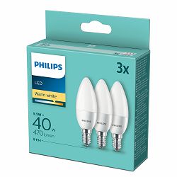 Philips LED žarulja, E14, B35, topla, 5.5W, 3 kom. 929001253633