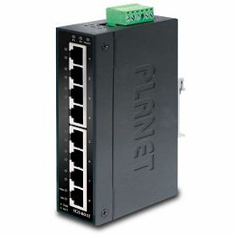 Planet Industrial 8-Port Gigabit Industrial Switch w wide operating Temp