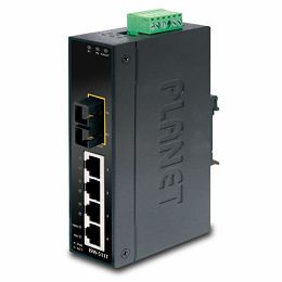 Planet Industrial 5-Port (4x 100Mbps RJ45 1x 100Mbps MM FX(SC)-2km Switch (-40~75C)