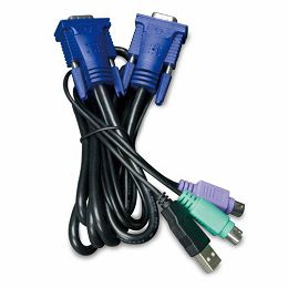 Planet 1.8M USB KVM Cable with built-in PS2 to USB Converter