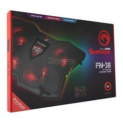 Podloga za hlađenje MARVO SCORPION FN-38 RD, za laptop, 17"