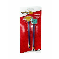 POKEMON - PIKACHU AND BULBASAUR - 2 PENCILS WITH ERASER - 3700516290007
