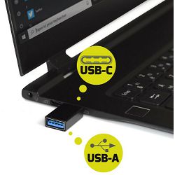 Port adapter USB-C M -> USB-A F, 2 kom 900142