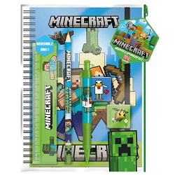 PYRAMID DST MINECRAFT A5 BUMPER STATIONERY SET - 5407009691218
