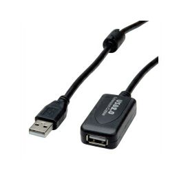 STANDARD USB2.0 aktivni produžni kabel sa ponavljačem, 10m, crni 