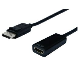 STANDARD adapter/kabel DisplayPort - HDMI, M/F, v1.2, 0.15m