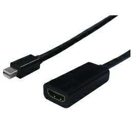 STANDARD adapter/kabel Mini DisplayPort - HDMI, M/F, v1.2, 0.1m