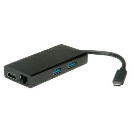 STANDARD USB TIP C Docking Station 1×HDMI/2×USB 3.2 Gen 1/1×Fast Ethernet LAN, crni