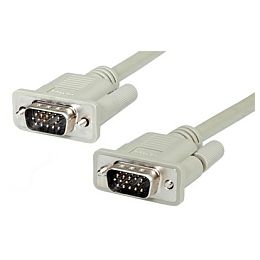 STANDARD VGA kabel, HD15 M/M, 15m, crni