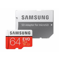 SAMSUNG EVO Plus 64GB microSD + adapter MB-MC64HA/EU