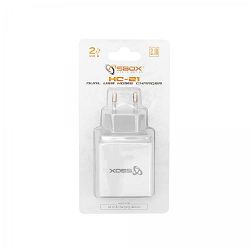 SBOX 2xUSB zidni punjač HC-21 2.1A